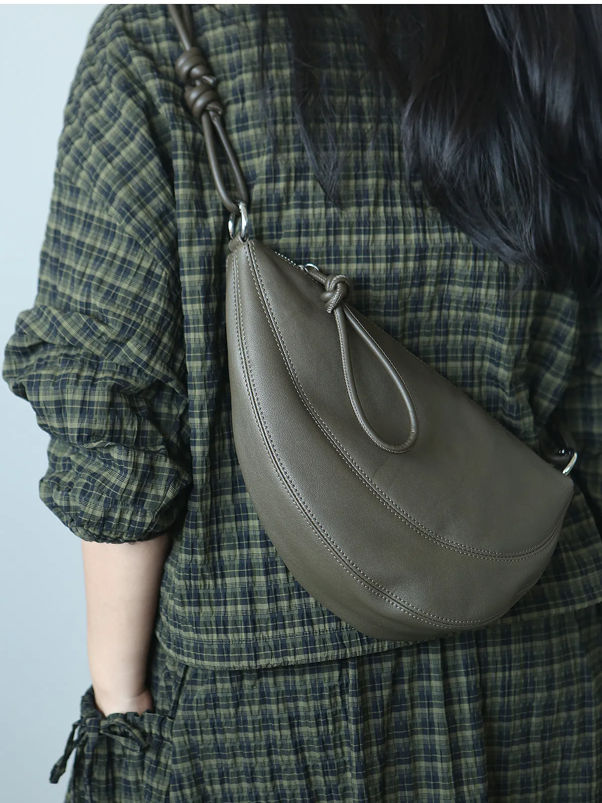Chic Women's Crossbody Chest Bag Leather Small Over The Shoulder Purse