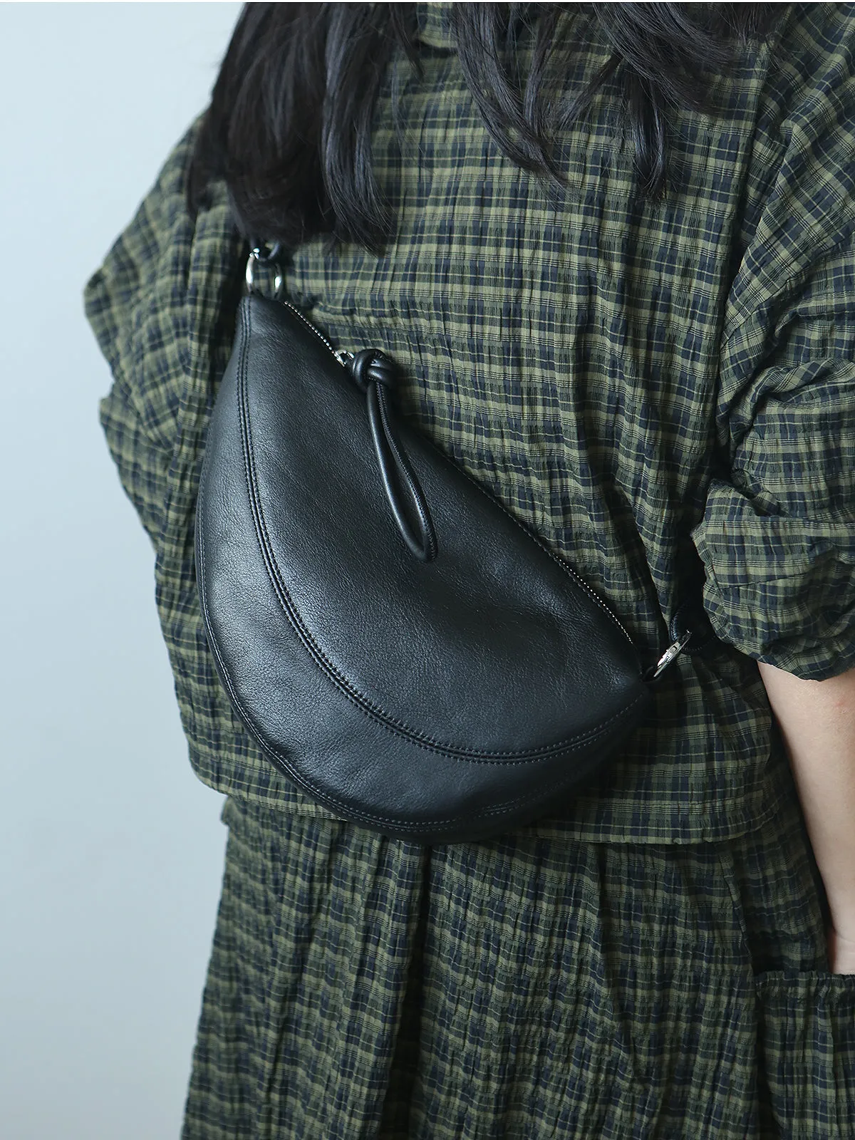 Chic Women's Crossbody Chest Bag Leather Small Over The Shoulder Purse