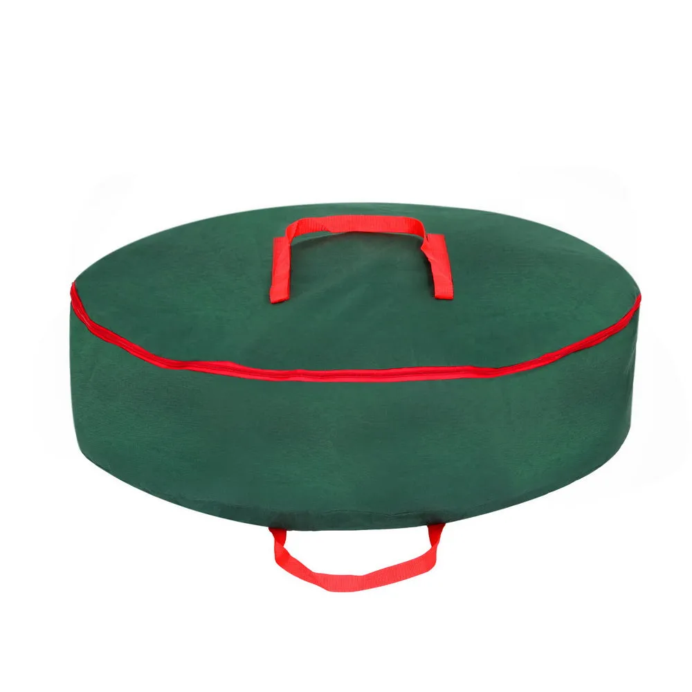 Christmas Garland Storage Bag Wreath Baubles Ornaments Container