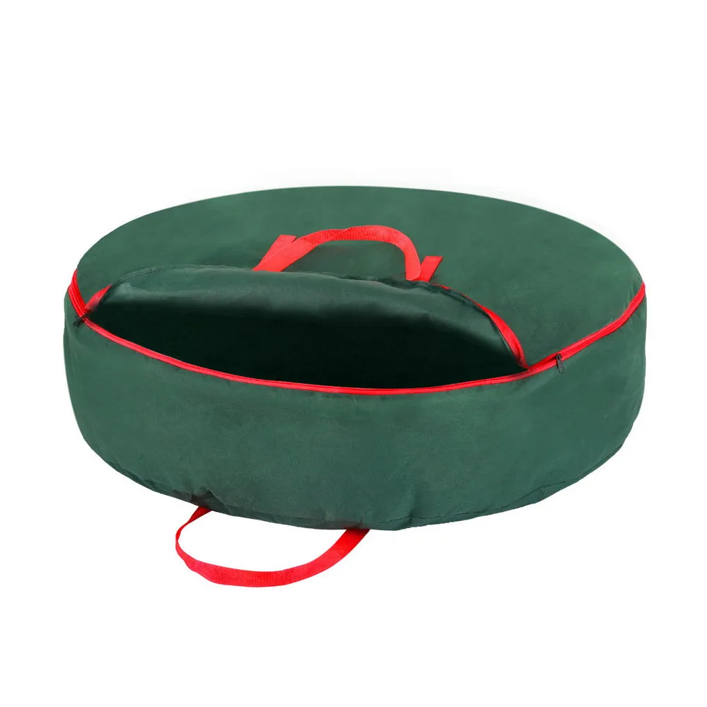 Christmas Garland Storage Bag Wreath Baubles Ornaments Container