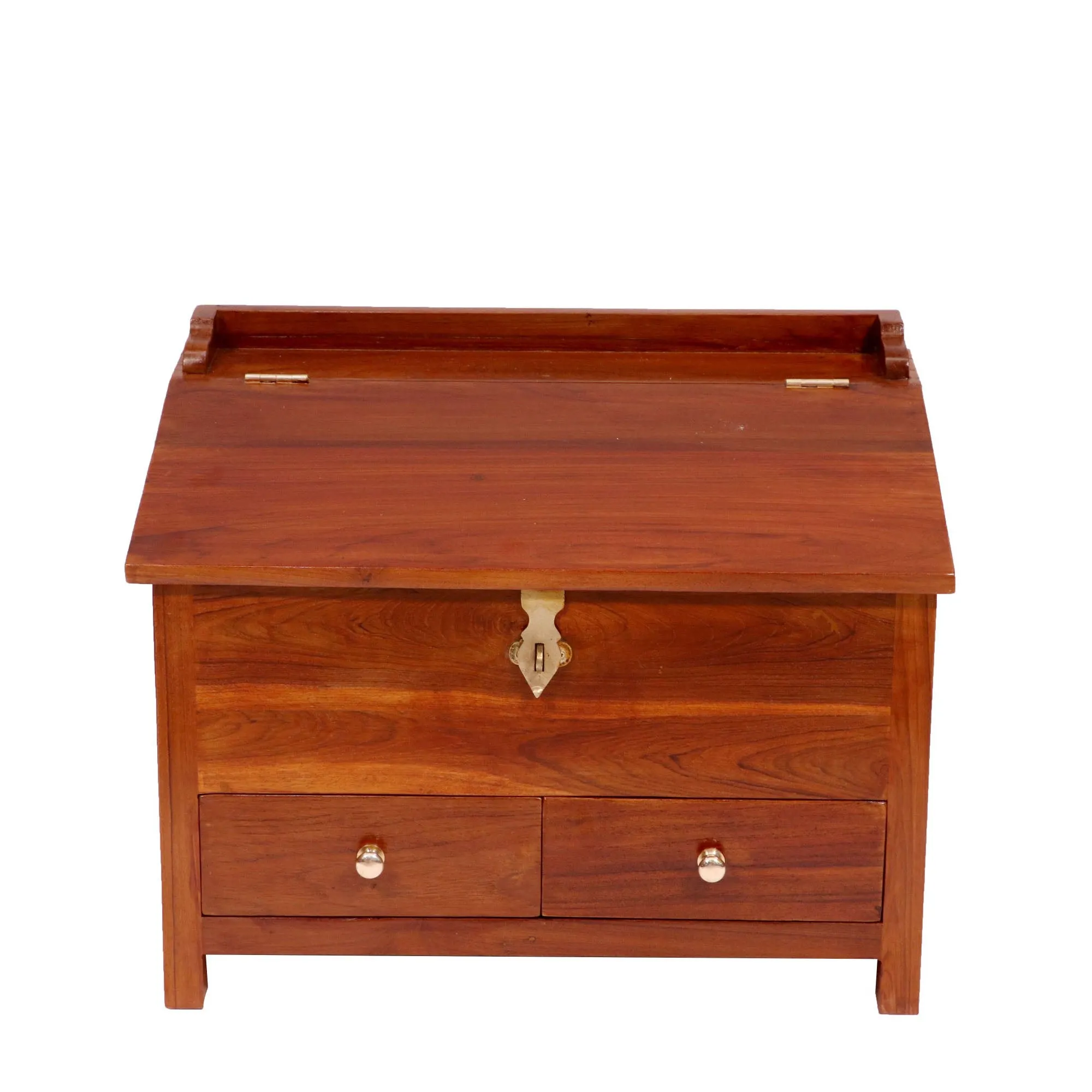 Classical Teak Munim Desk
