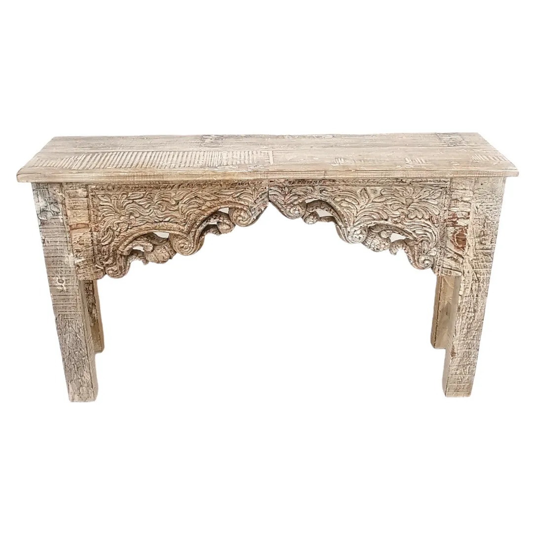 Console Table Ornate Carving 1,4m