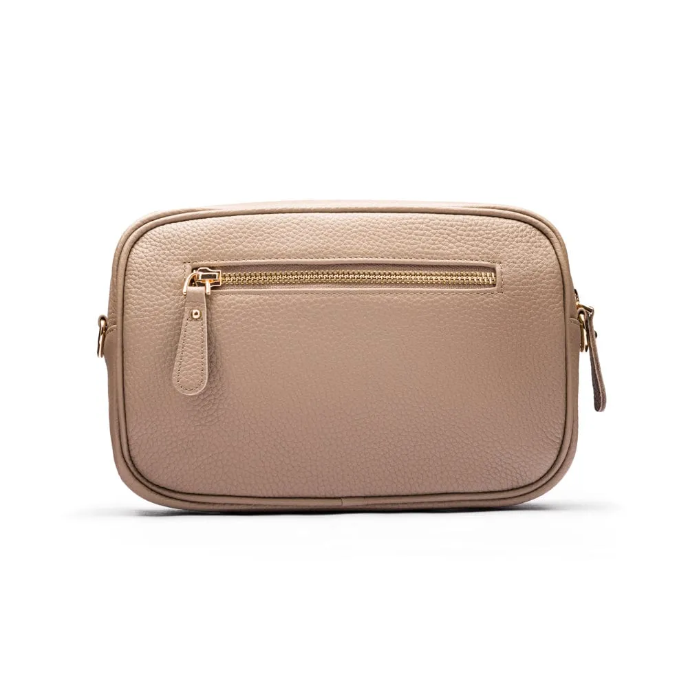 Cross Body Camera Bag - Taupe