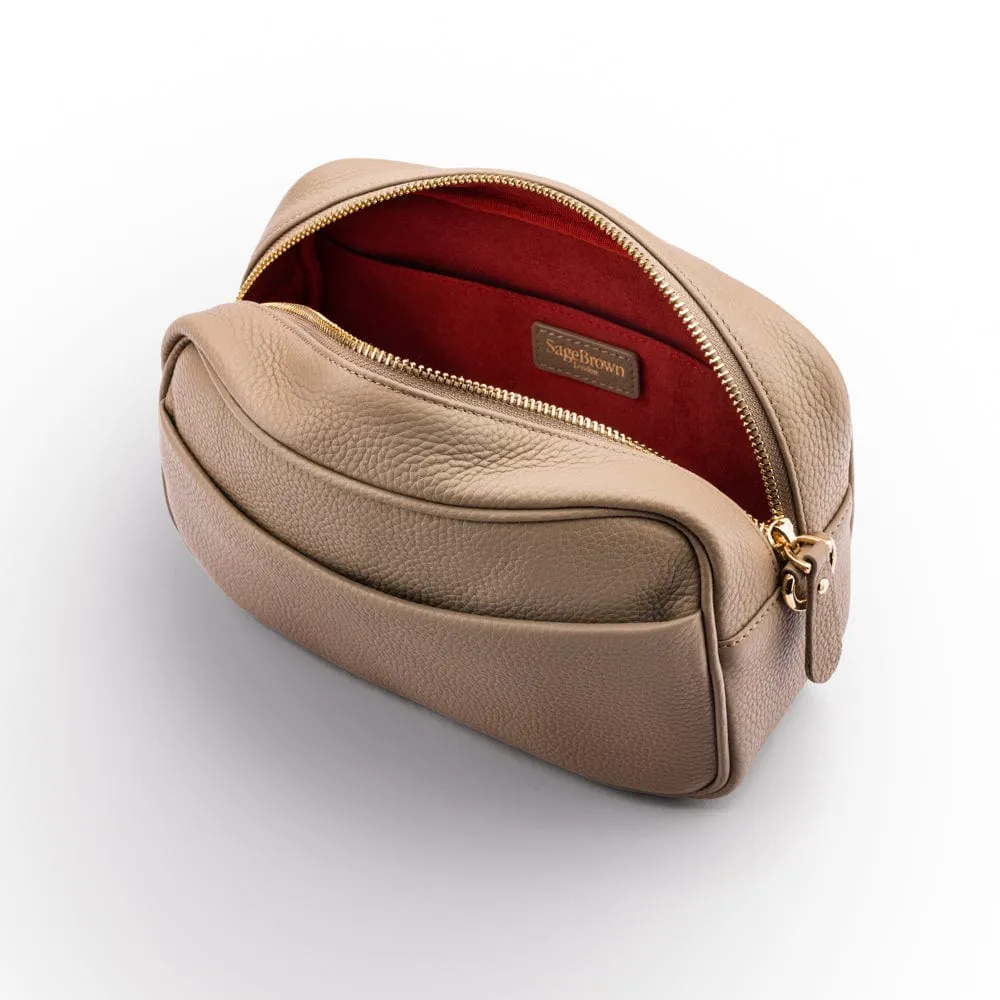 Cross Body Camera Bag - Taupe