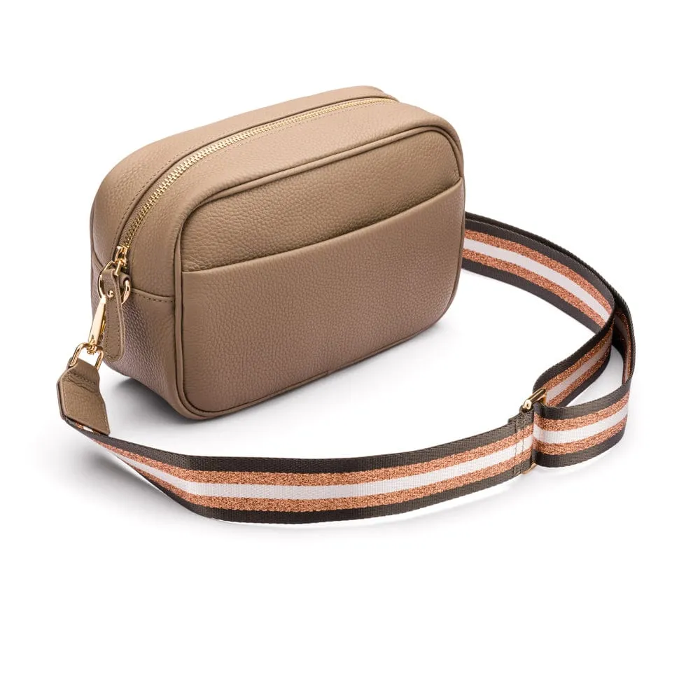 Cross Body Camera Bag - Taupe