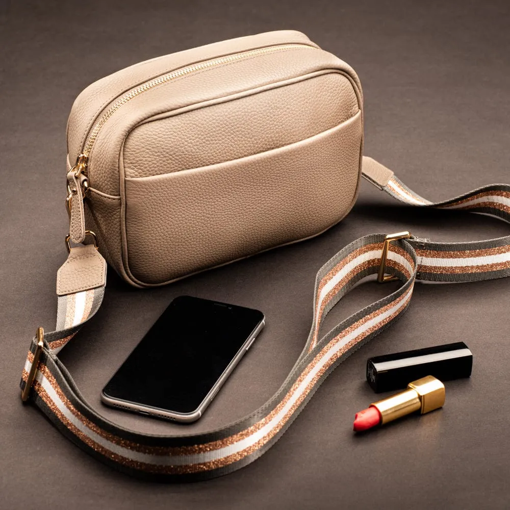 Cross Body Camera Bag - Taupe