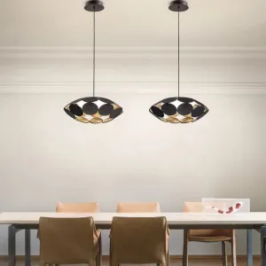 Customizable Metal Disc Ceiling Pendant
