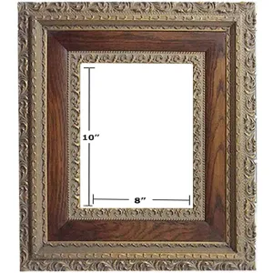 DARK OAK with ANTIQUE PICTURE FRAMES 8in x 10in