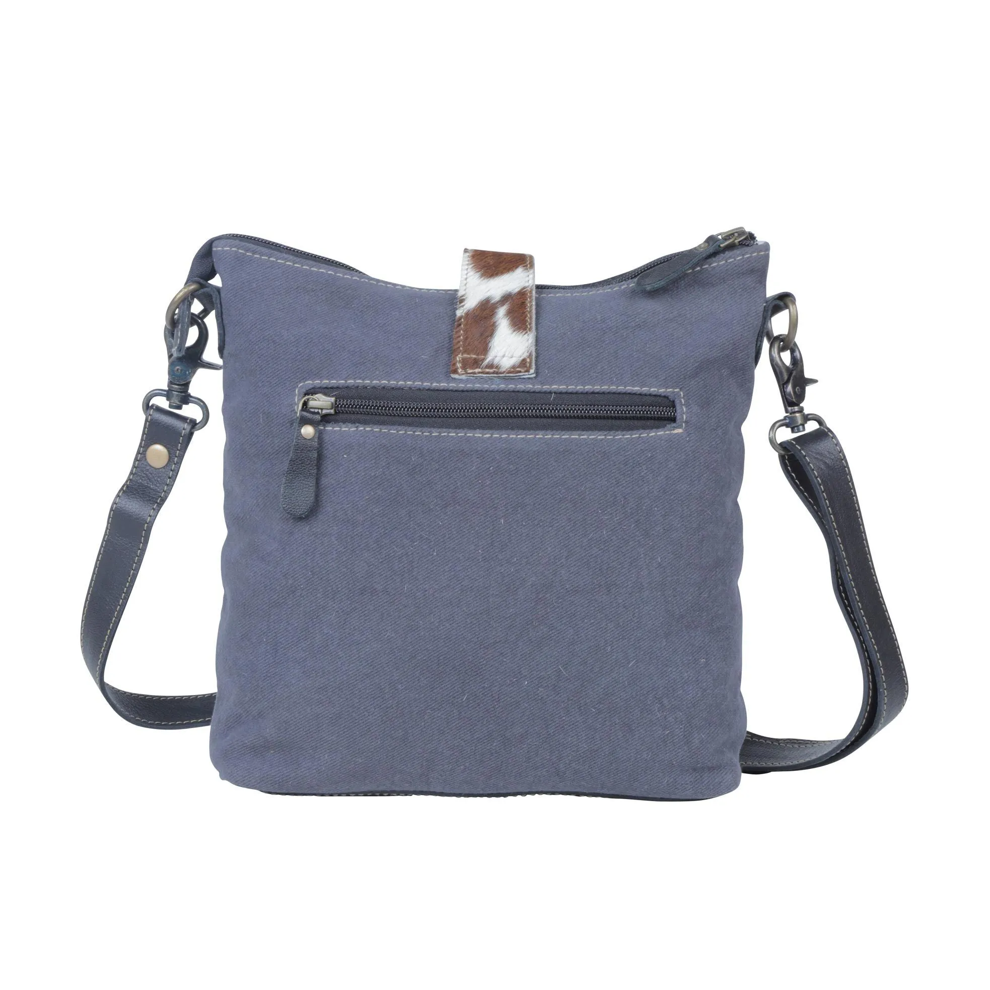 DE Luxe leather and hide bag