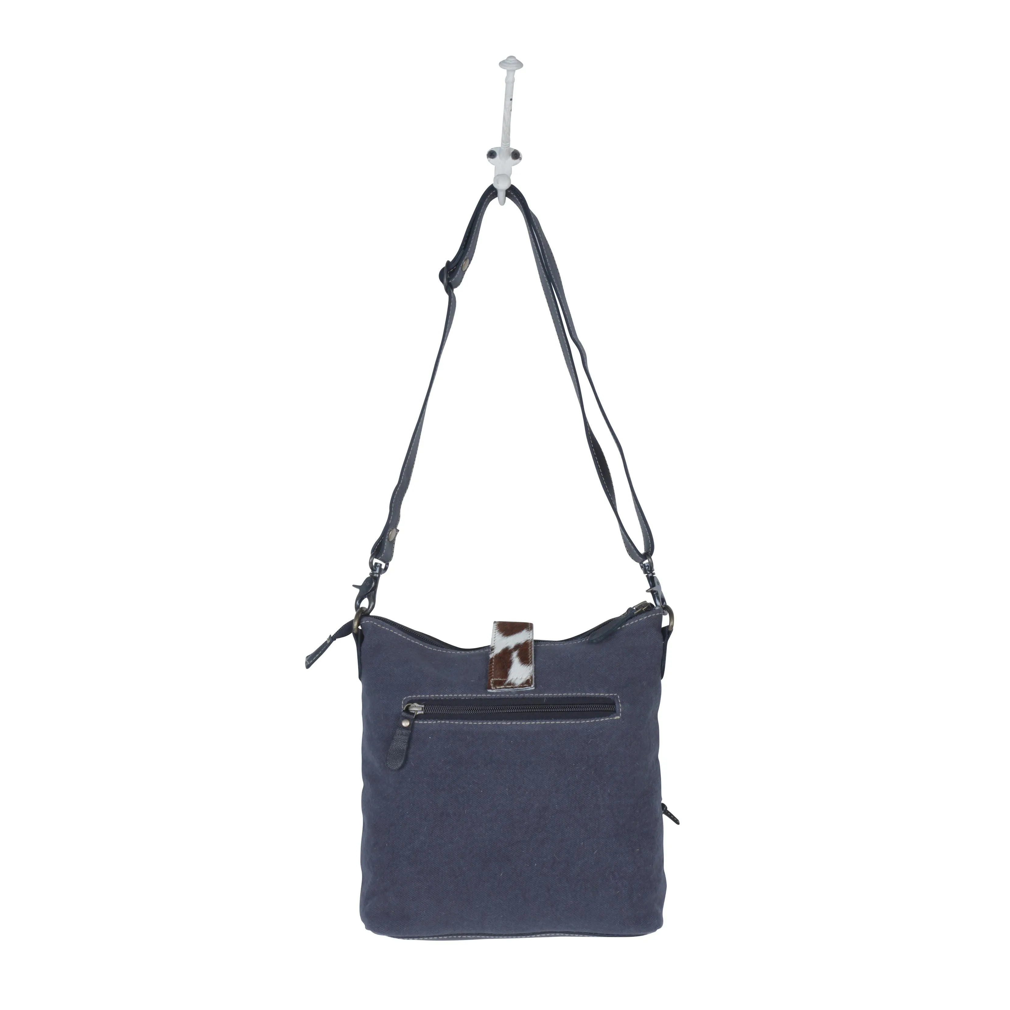 DE Luxe leather and hide bag