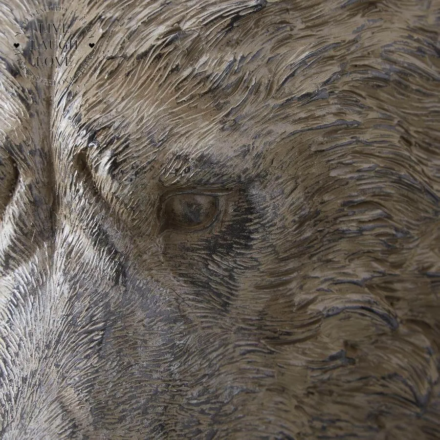 Decorative Bear Head Wall Ornament