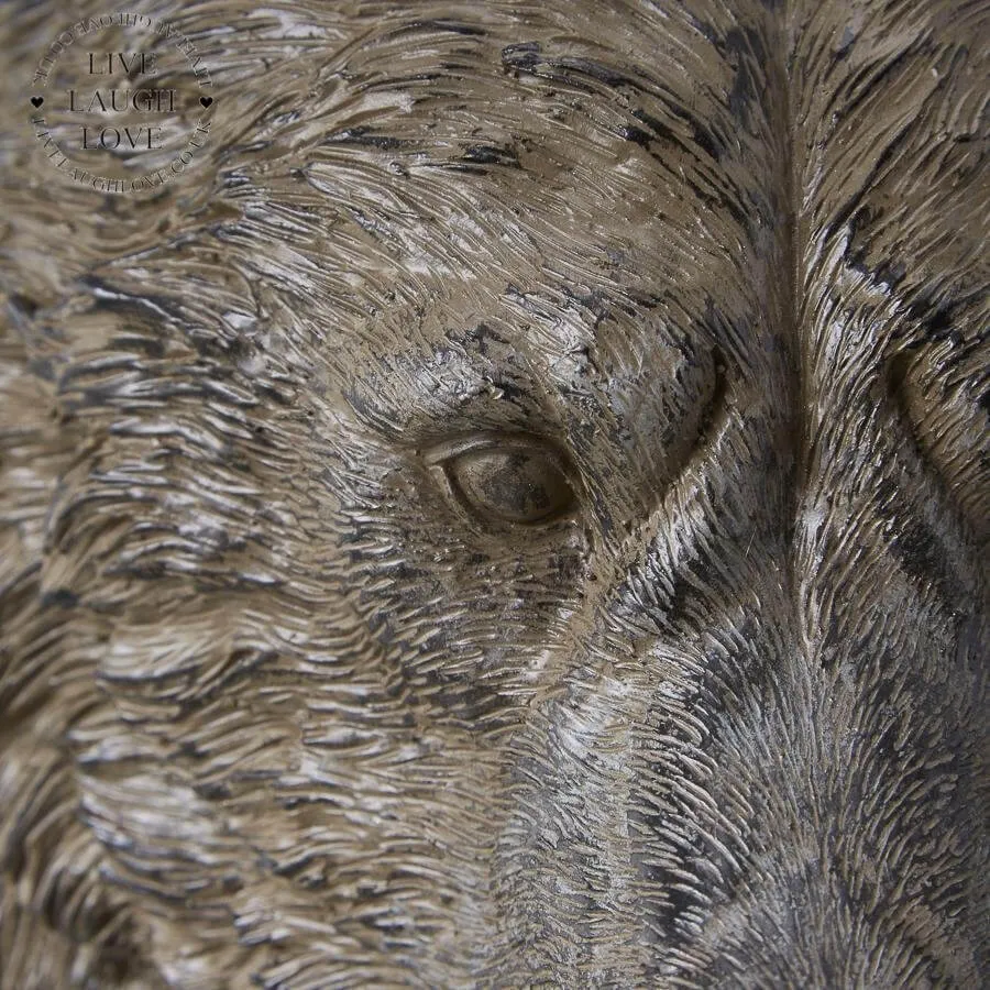 Decorative Bear Head Wall Ornament