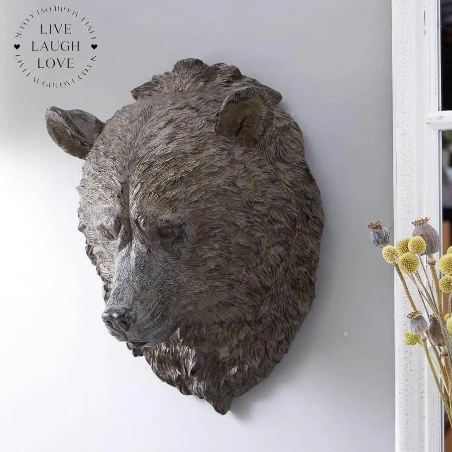 Decorative Bear Head Wall Ornament