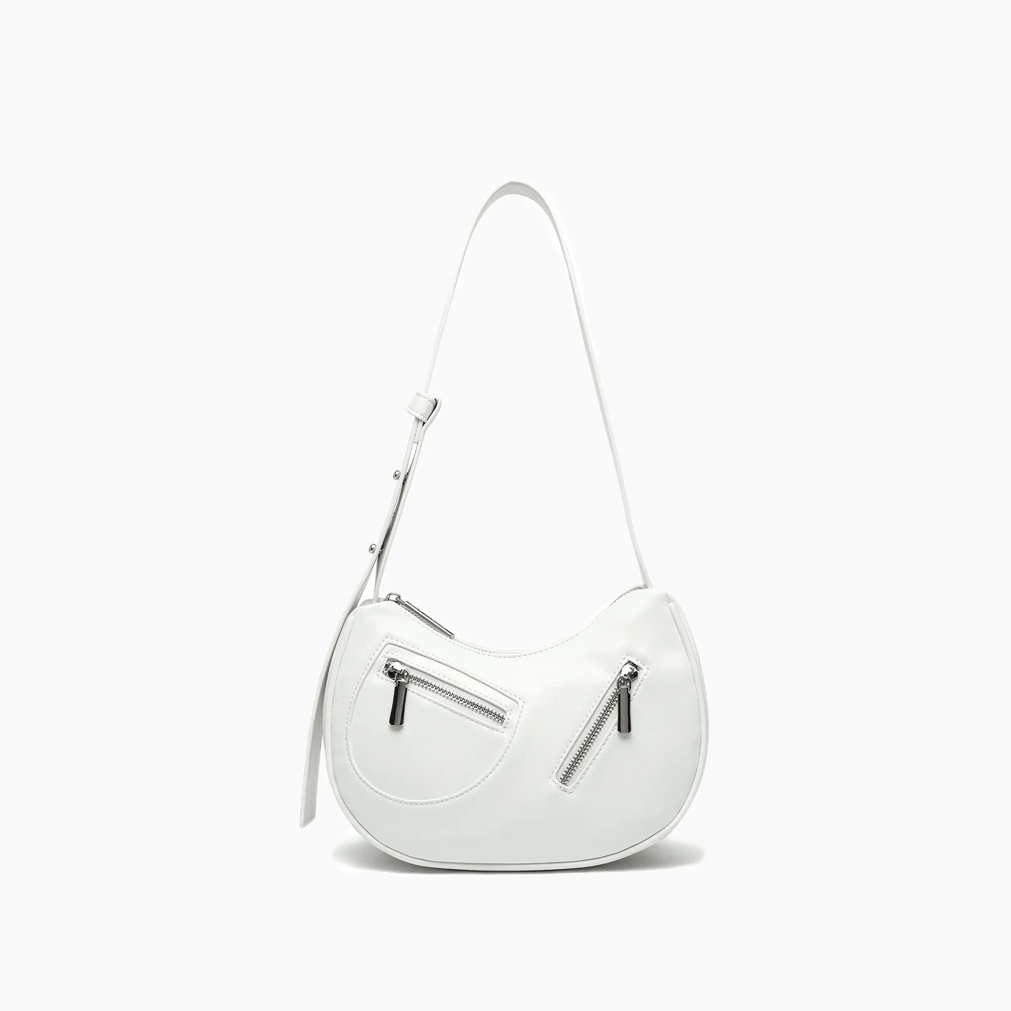 Dolce Crackled Vegan Shoulder Bag