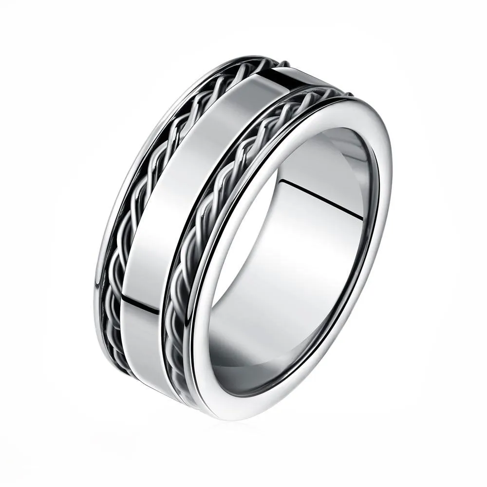 Double Twist Wedding Band