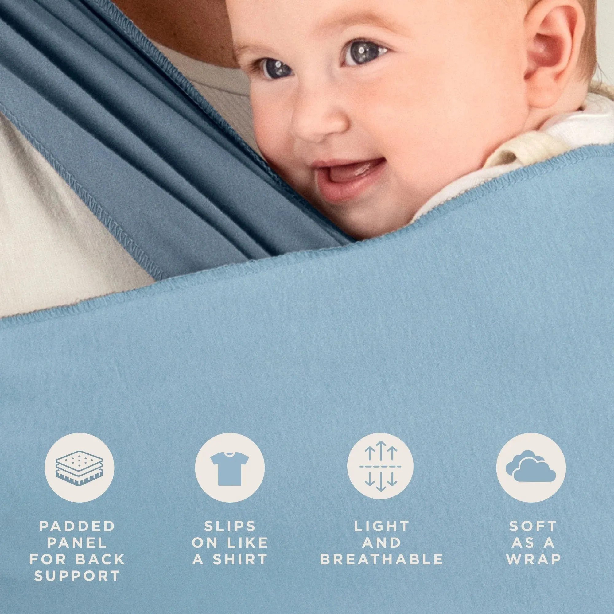 Easy-wrap Carrier - Sea Spray Blue