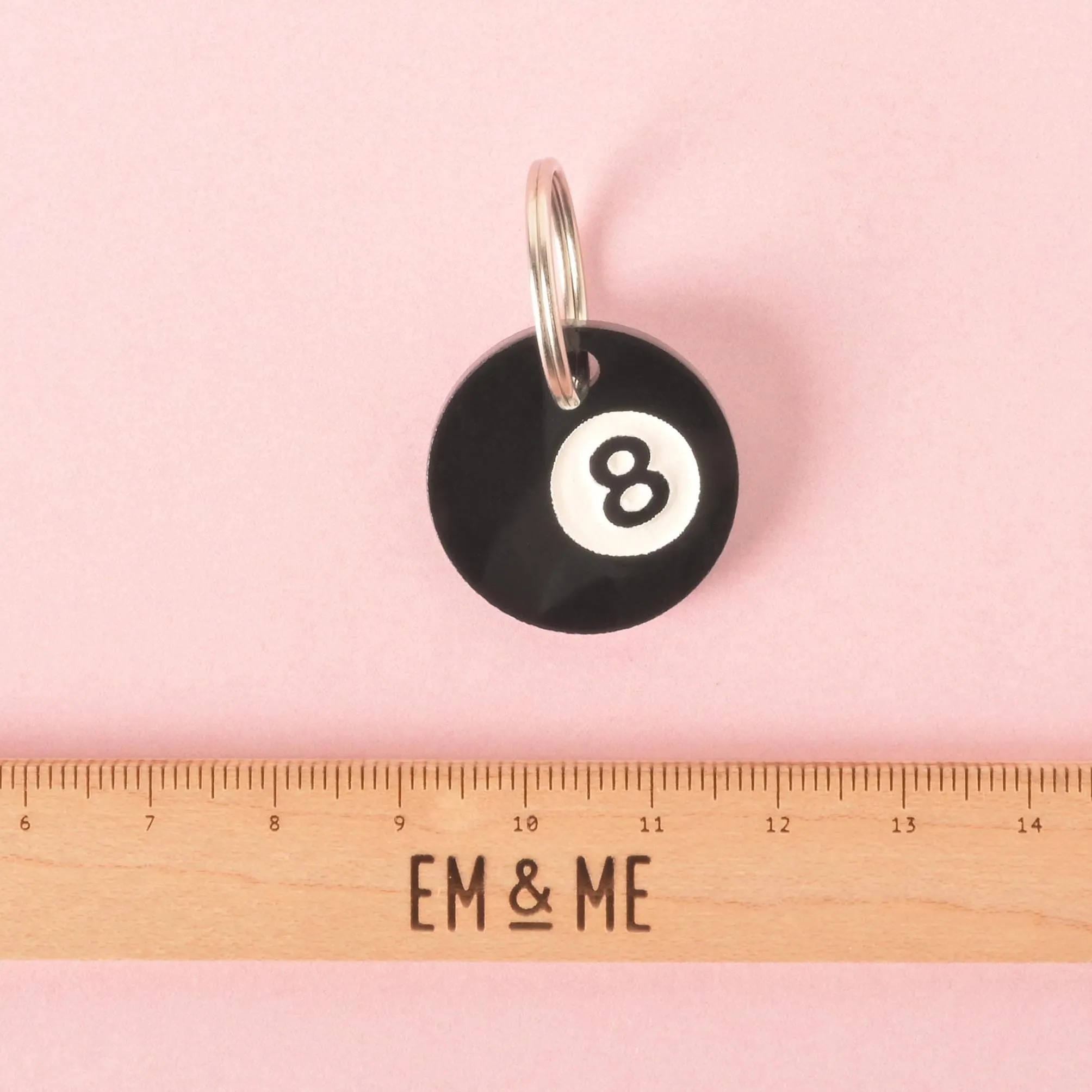 Eight Ball Personalized Pet Tag