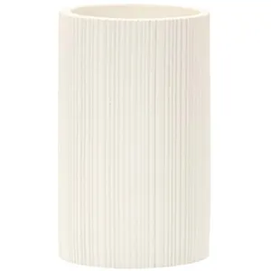 Eileen Tumbler White, 3in X 3in X 4.5in