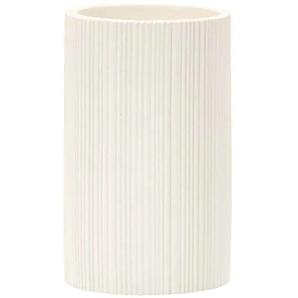 Eileen Tumbler White, 3in X 3in X 4.5in