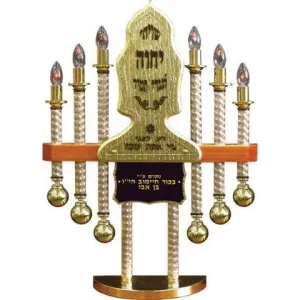 Electric 6 Branch Menorah