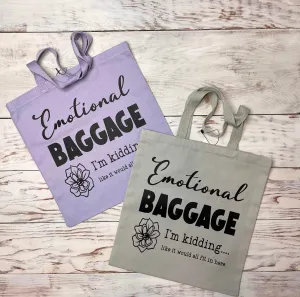Emotional Baggage Canvas Tote Bag