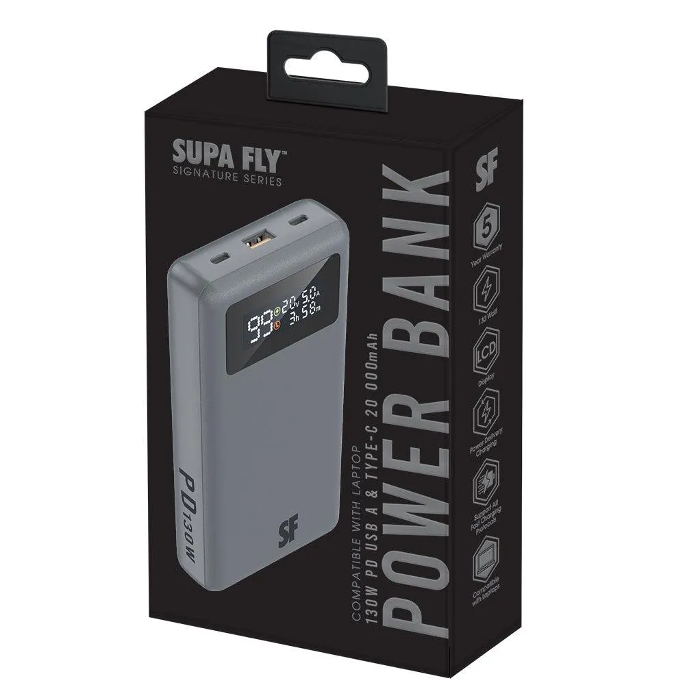 Fast Charge Power Bank High Capacity Power Delivery | Portable Backup Charger | Signature Series Supa Fly