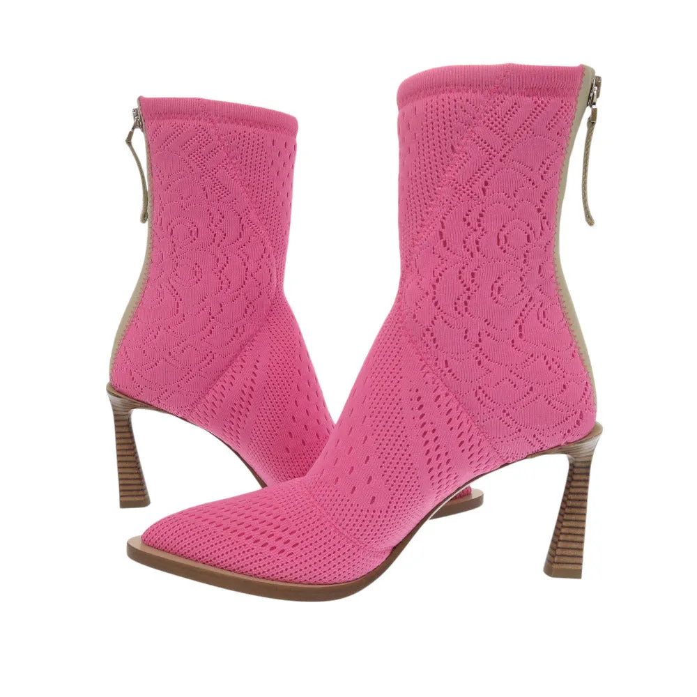 FENDI boots knit pink short boots 36