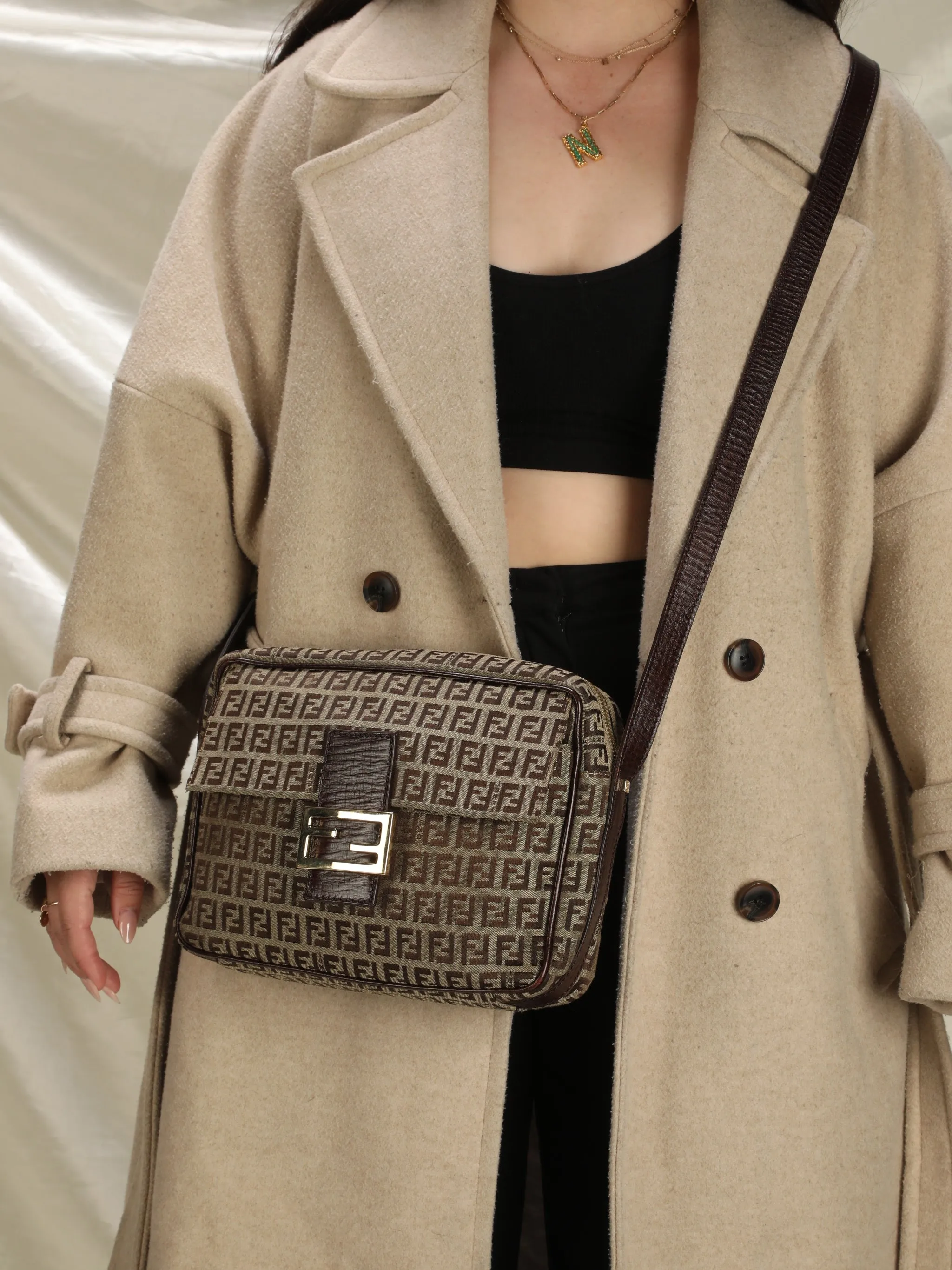 Fendi Zucchino Camera Bag