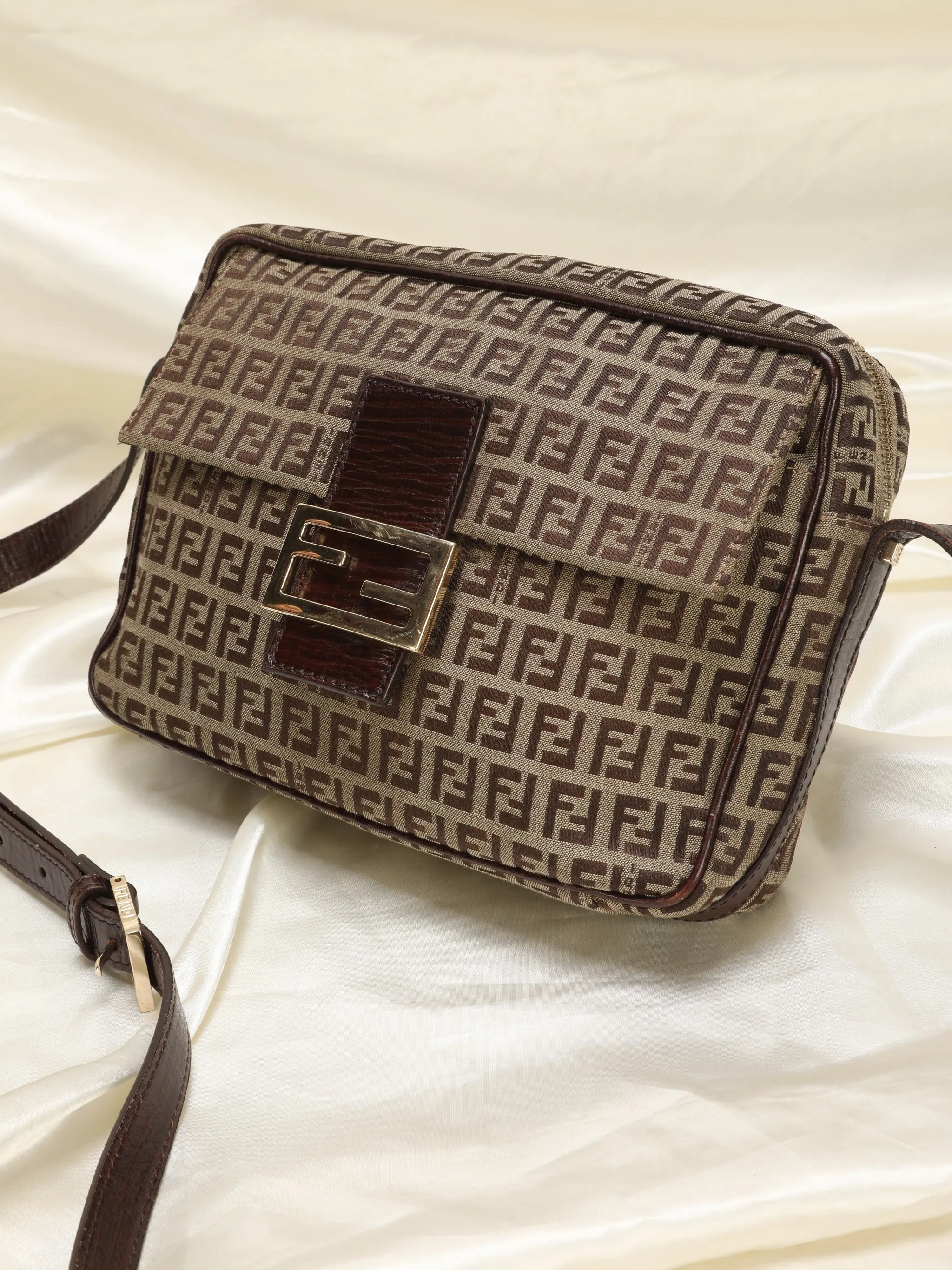 Fendi Zucchino Camera Bag
