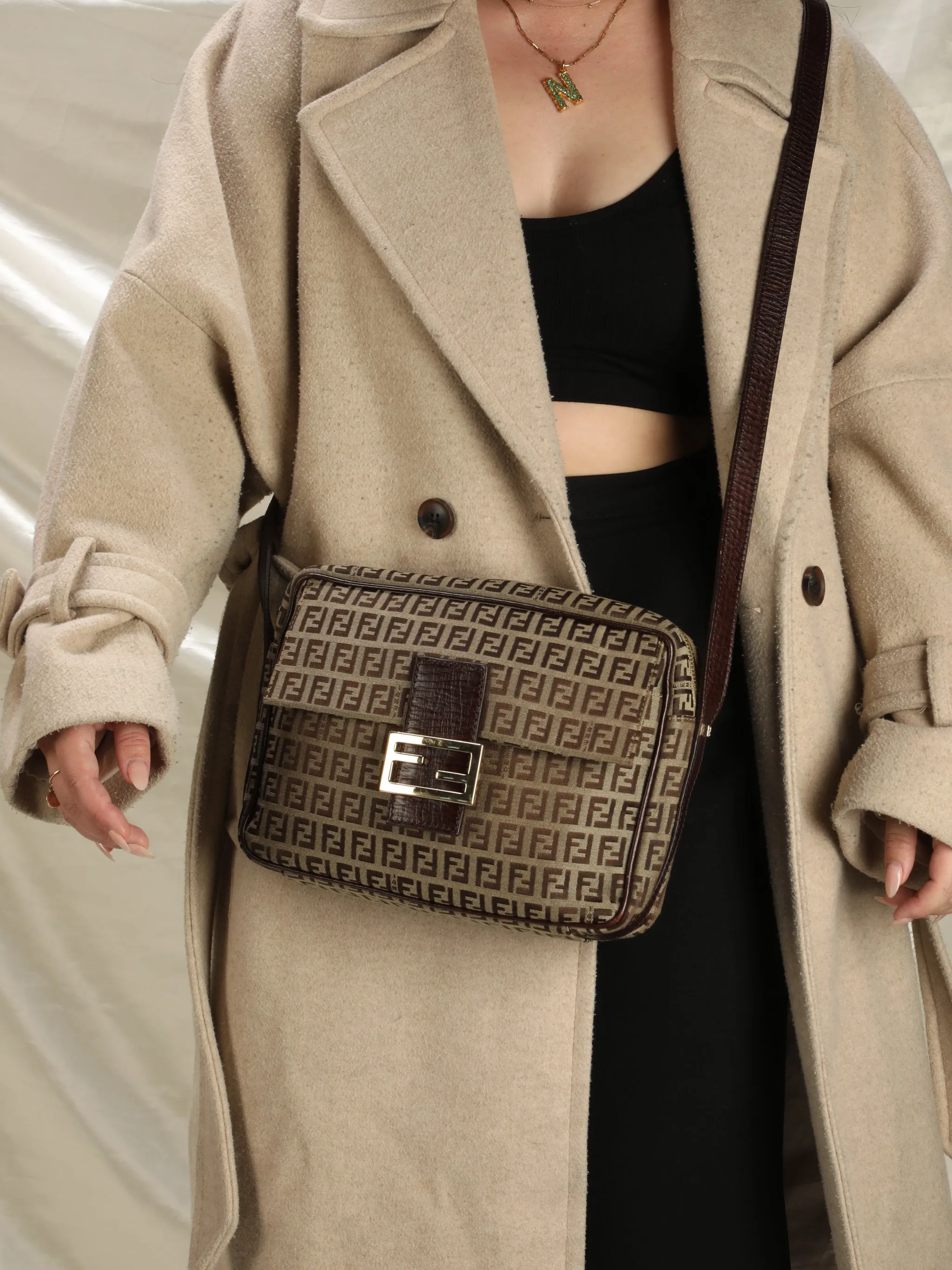 Fendi Zucchino Camera Bag