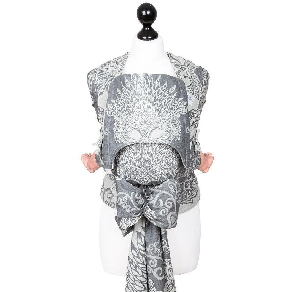 Fidella Fly Tai - MeiTai babycarrier Venetian Mask Grey (Baby Size - From Birth) Limited Edition