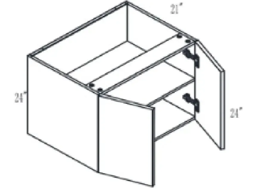 Floating Vanity Base Cabinet - Modern Line