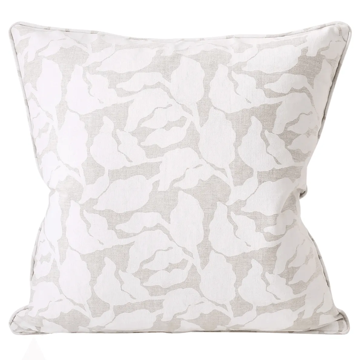 Flores Chalk Linen Cushion |50cm x 50cm
