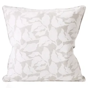 Flores Chalk Linen Cushion |50cm x 50cm