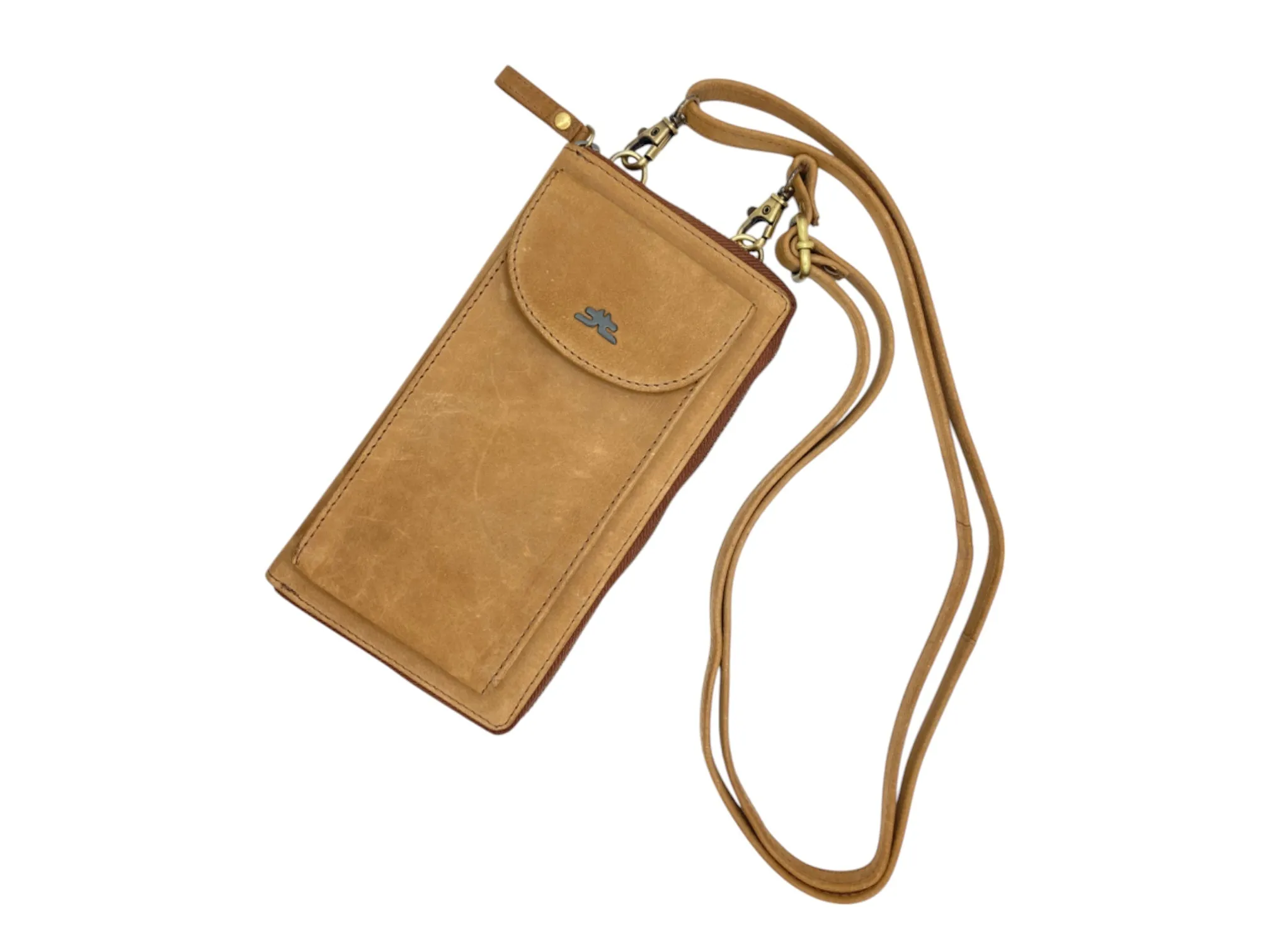 Full Zip Phone Purse Bag with Shoulder Strap # 4570