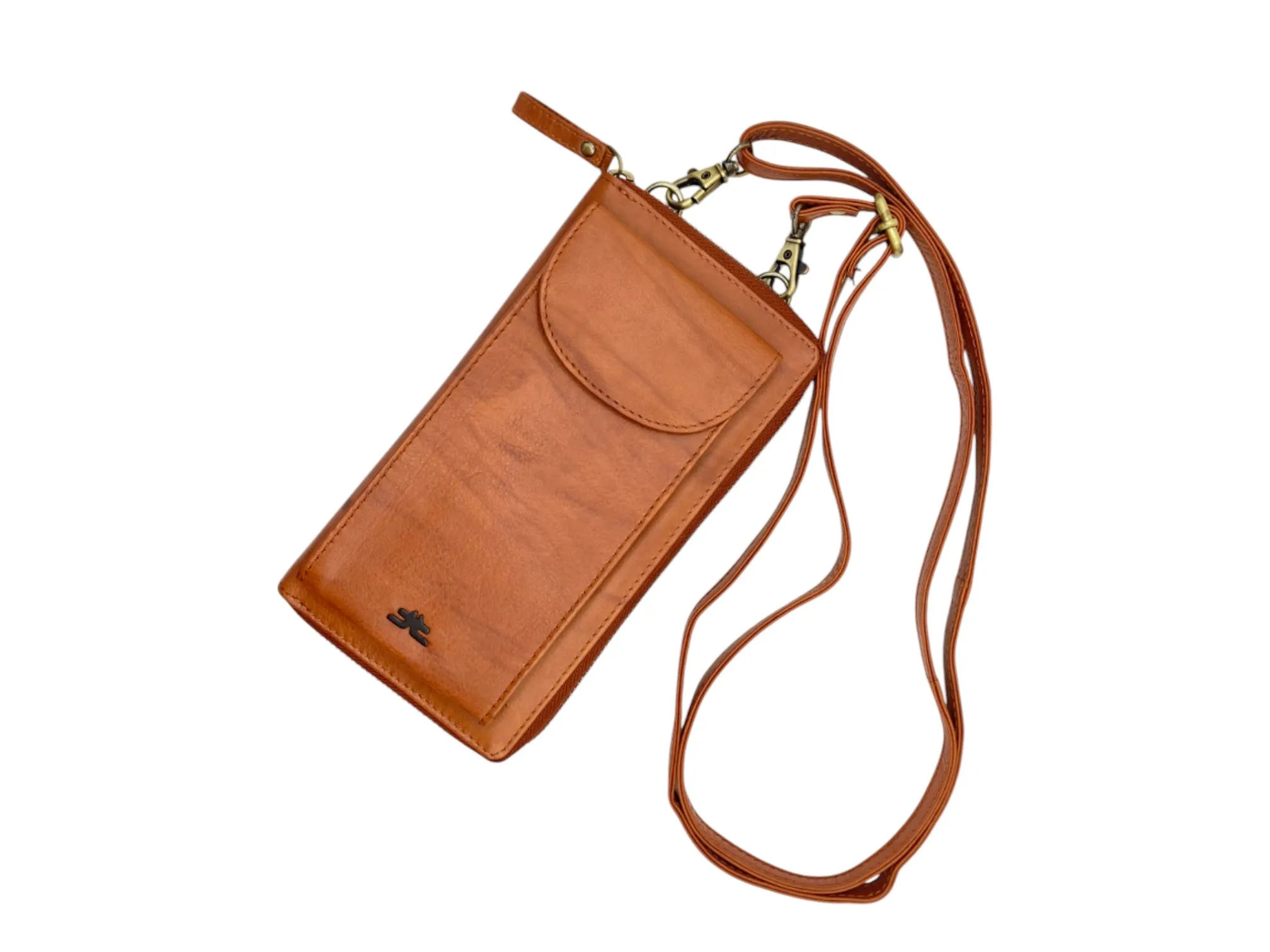 Full Zip Phone Purse Bag with Shoulder Strap # 4570