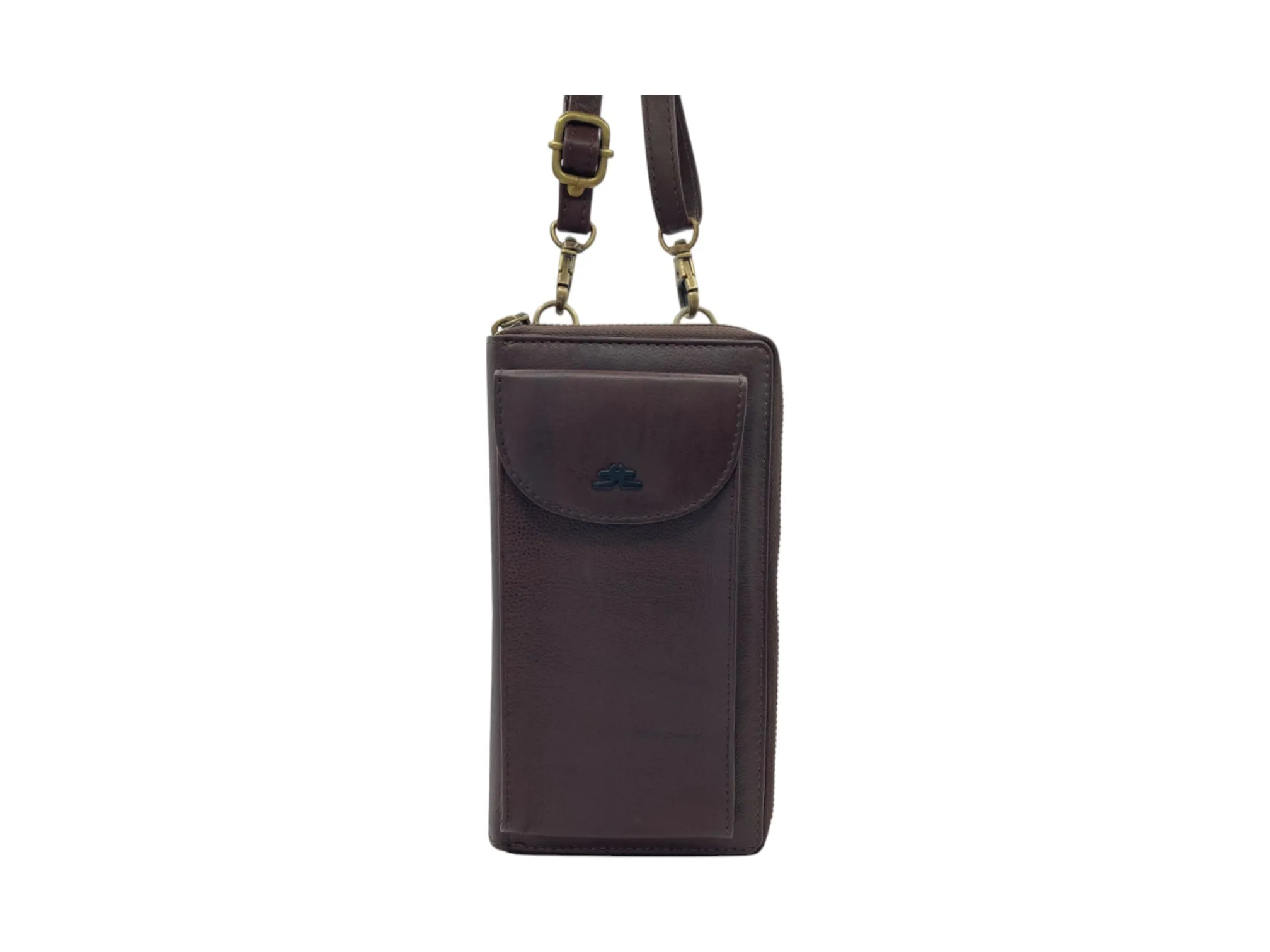 Full Zip Phone Purse Bag with Shoulder Strap # 4570