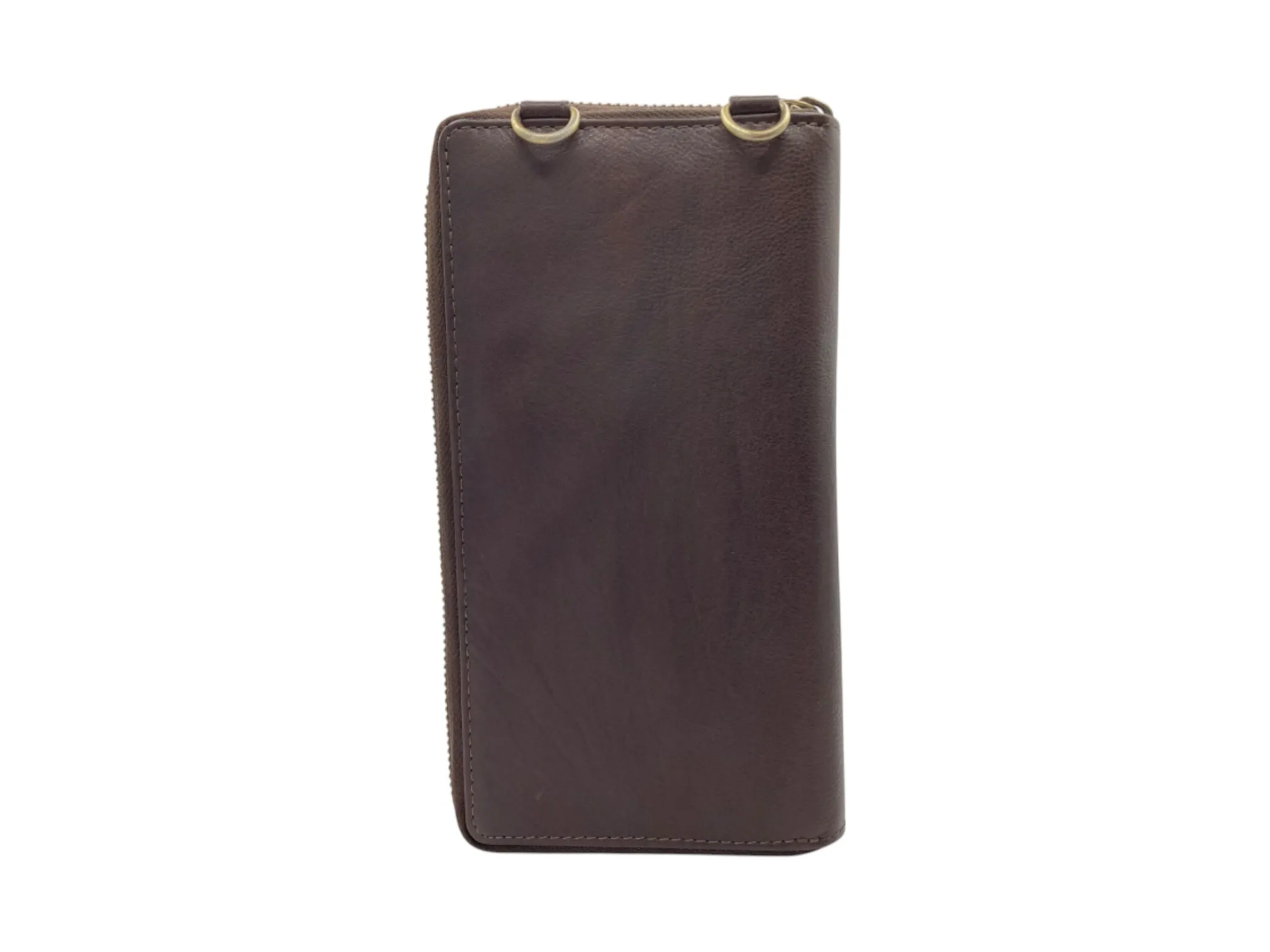 Full Zip Phone Purse Bag with Shoulder Strap # 4570