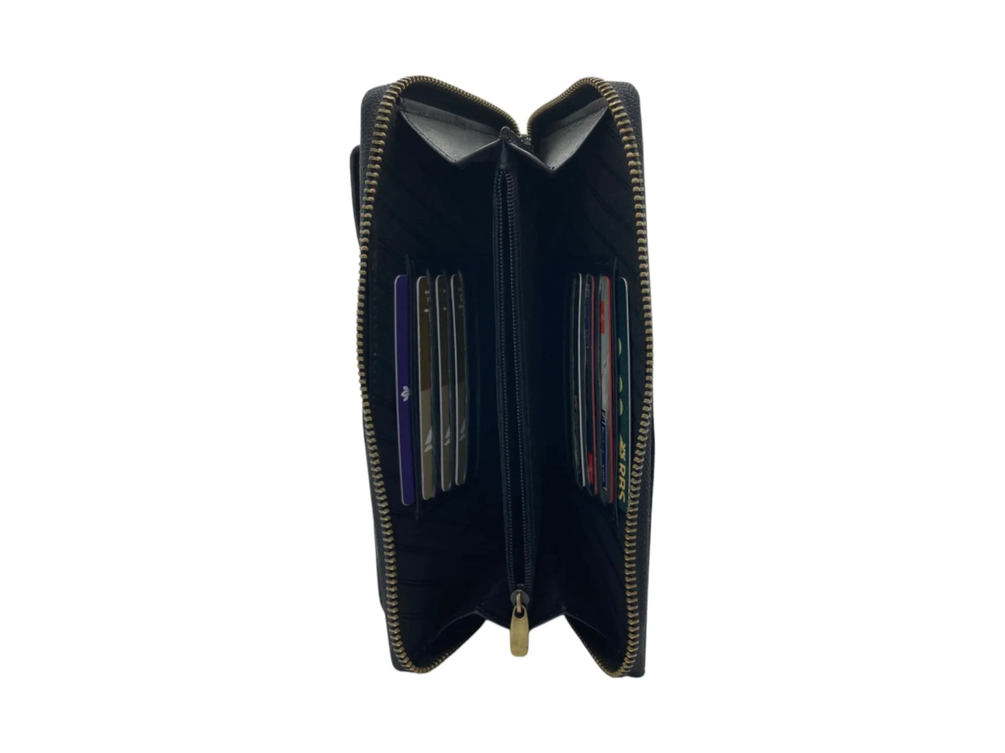 Full Zip Phone Purse Bag with Shoulder Strap # 4570