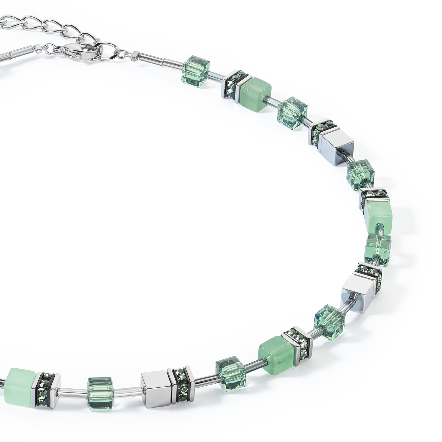 GeoCUBE® Iconic Precious necklace green