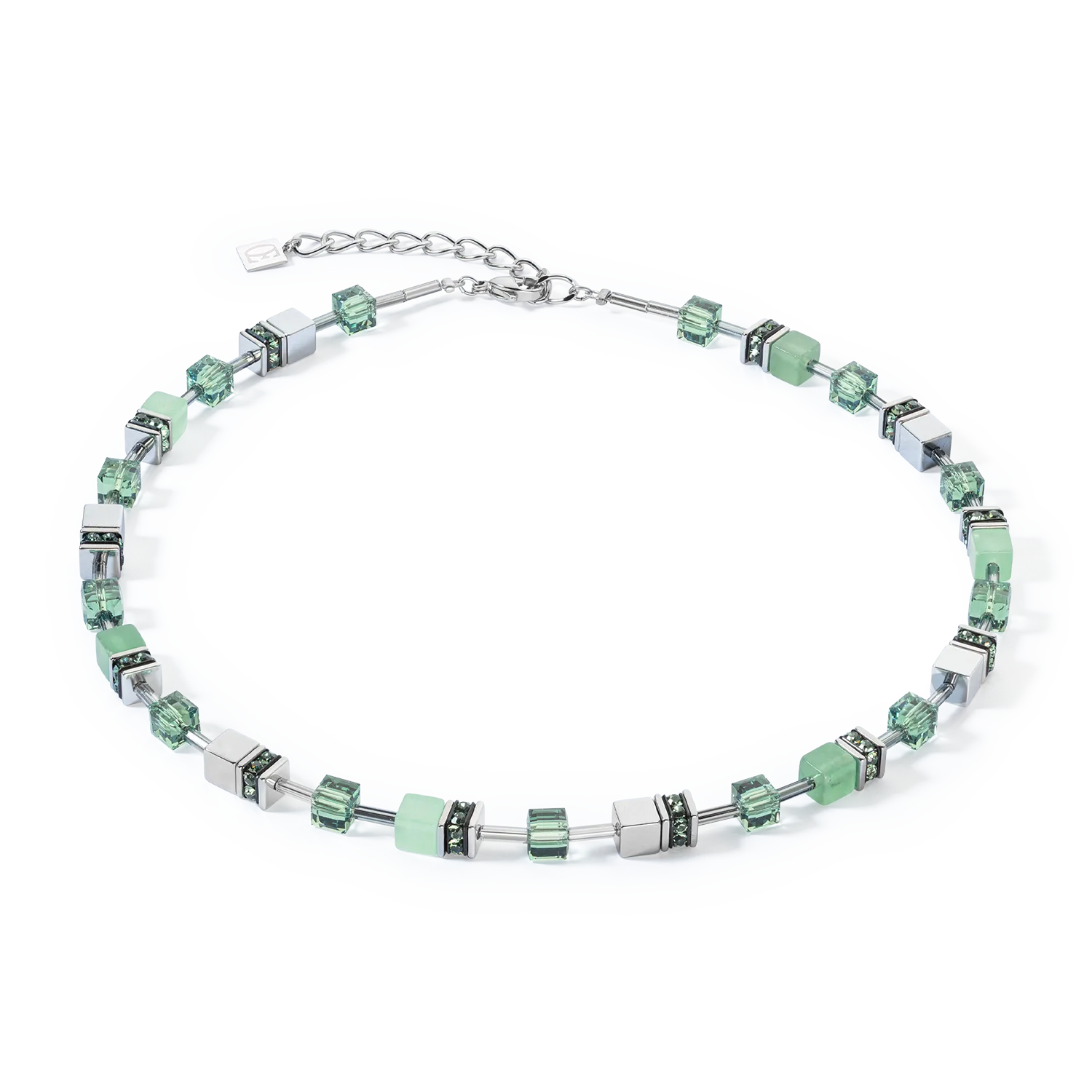 GeoCUBE® Iconic Precious necklace green