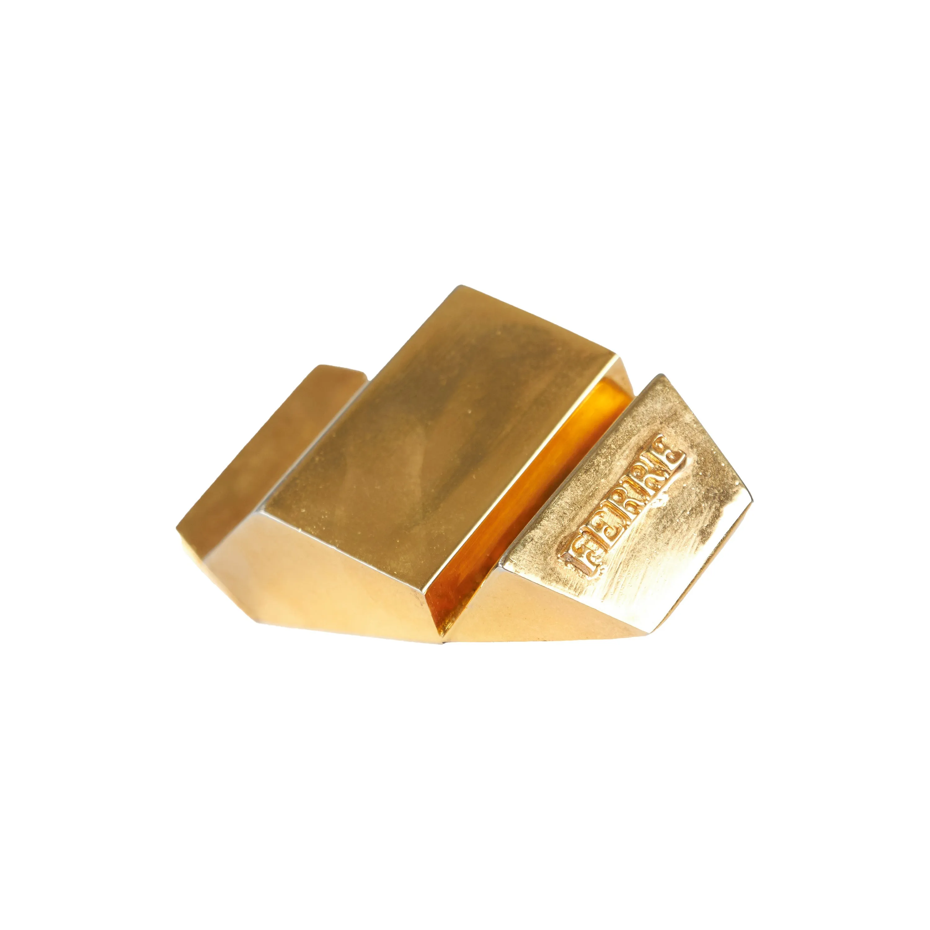 Gianfranco Ferré Gold Plated Pin - '90s