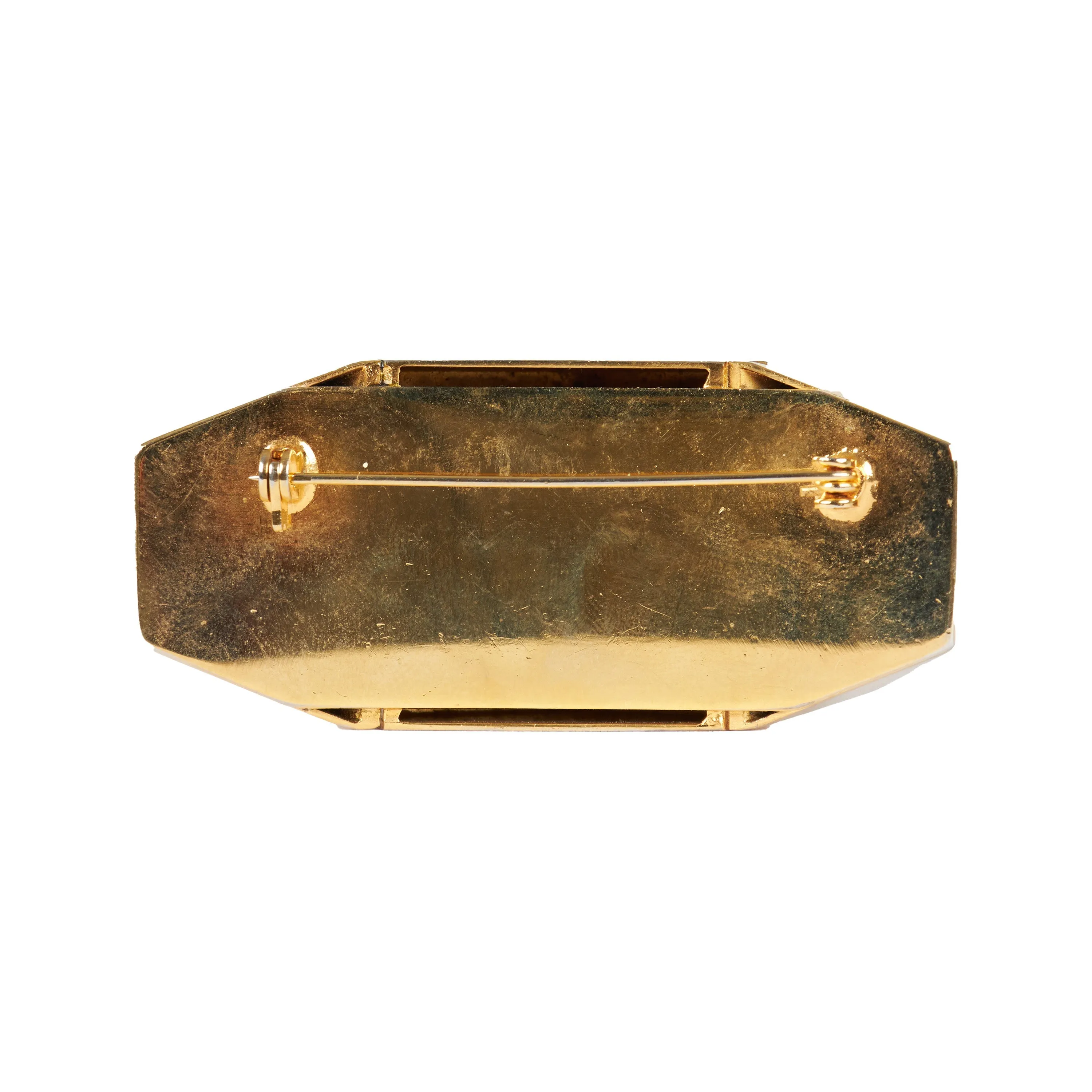 Gianfranco Ferré Gold Plated Pin - '90s