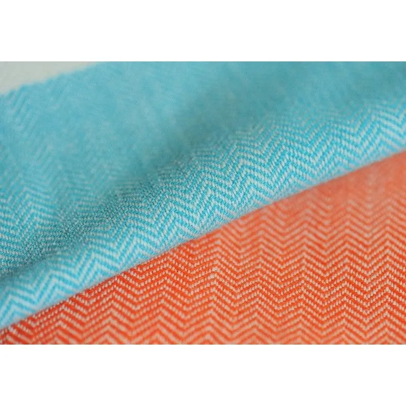 Girasol Ring Sling - Rainbow Herringbone