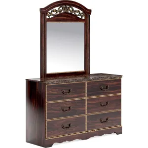 Glosmount Dresser and Mirror