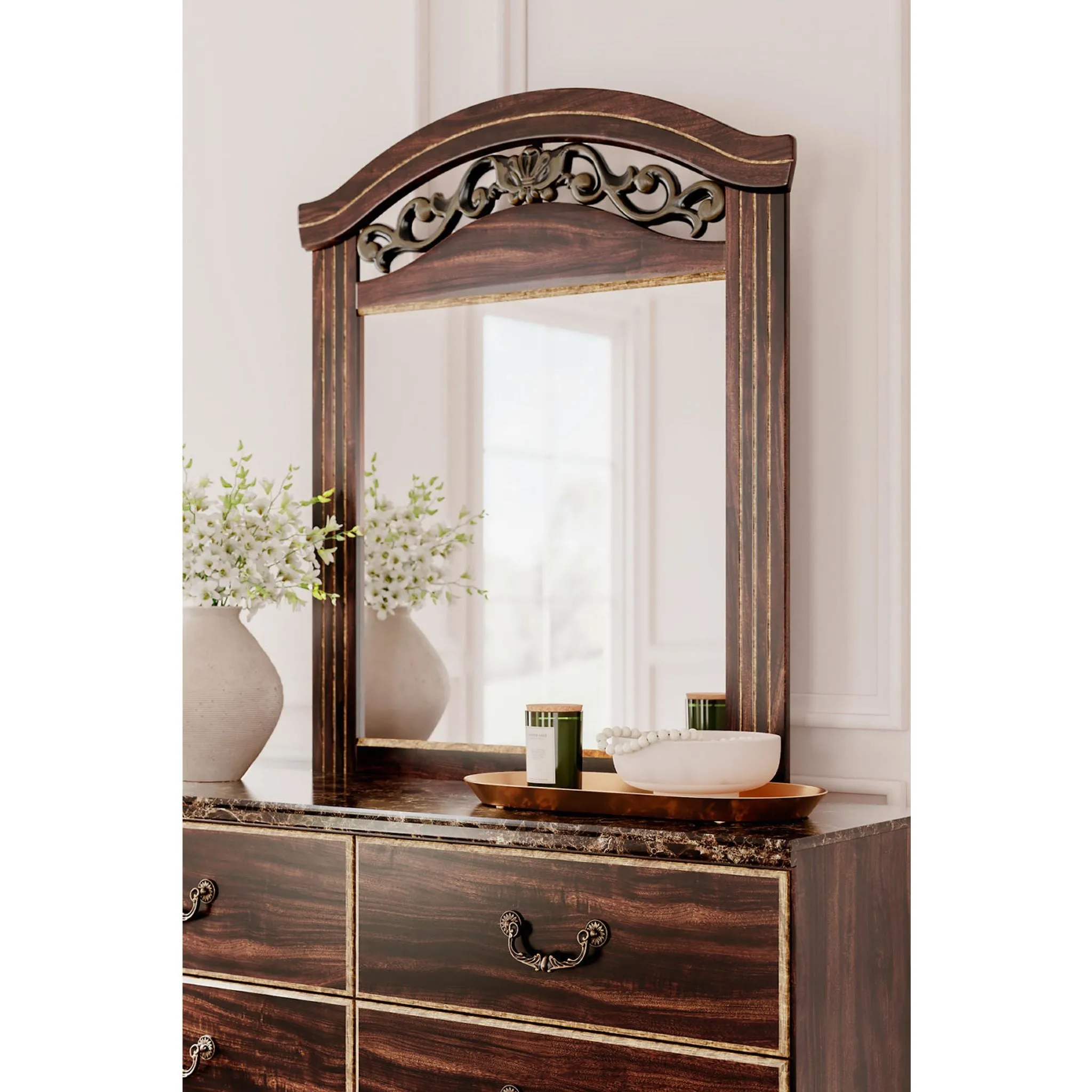 Glosmount Dresser and Mirror