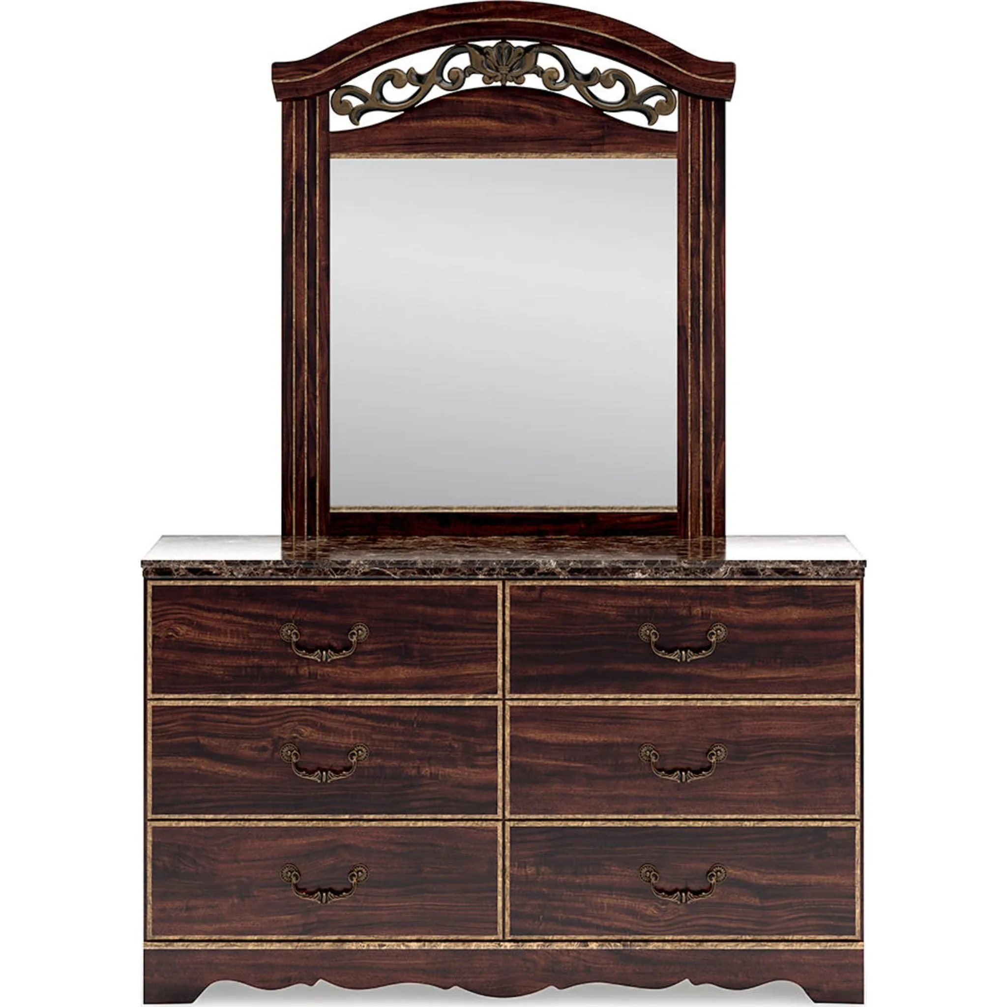 Glosmount Dresser and Mirror