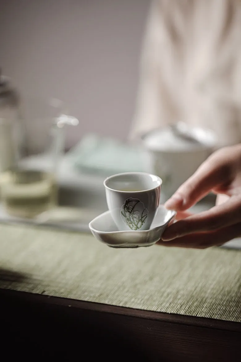 Gohobi Vintage Window White Tea Cup