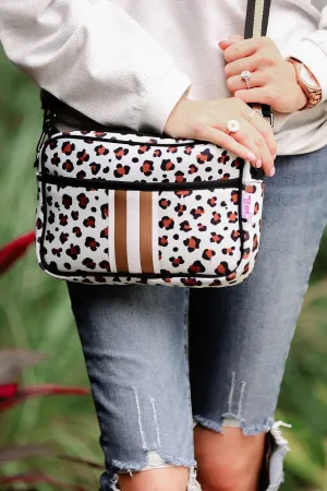 Gold Leopard Neoprene Camera Bag