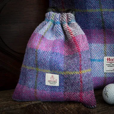 Golf Tee Bag in Harris Tweed®